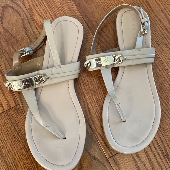 Tan Coach Sandals!!! Good Condition!! Looking for a new owner. - Picture 2 of 3